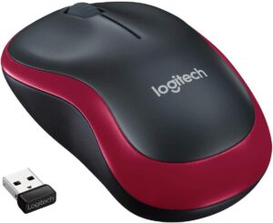 Mouse Wireless Red M185
